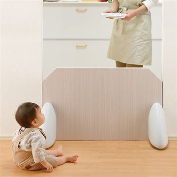 リッチェル かんたんクラフトフェンス ホワイトウッド【置くだけで簡単に設置 取り付け幅/90cmまで】【送料無料 沖縄・一部地域を除く】